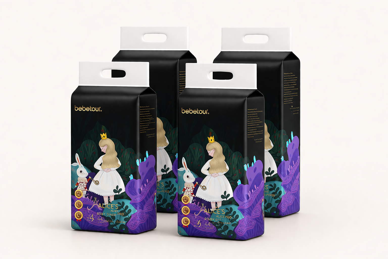 Subscription – Bebetour Alice Dream Series | 4 Packs + 5 Packs of Wipes Bebetour Australia